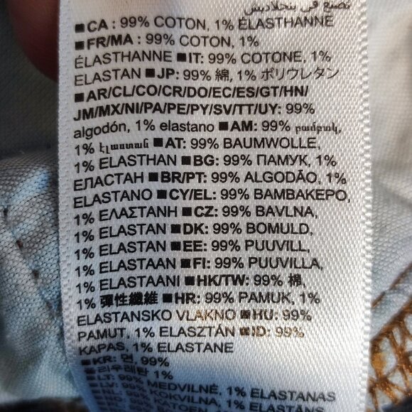 GAP Denim jeans slim fit men's size 34 X 32 ink blue classic style - Picture 7 of 14